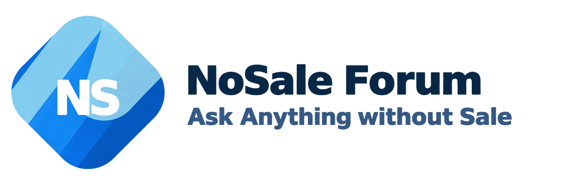 NoSale Forum — Ask Anything without Sale
